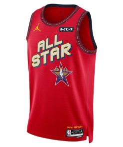 Alternative view of Victor Wembanyama Jordan Brand Unisex 2025 NBA All-Star Game Swingman Player Jersey - Red