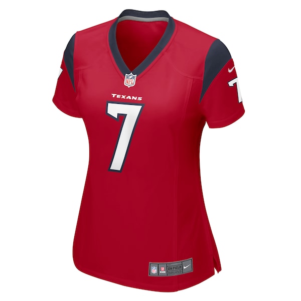 C.J. Stroud Houston Texans Nike Women's Game Jersey - Red/Navy/White - Image 3