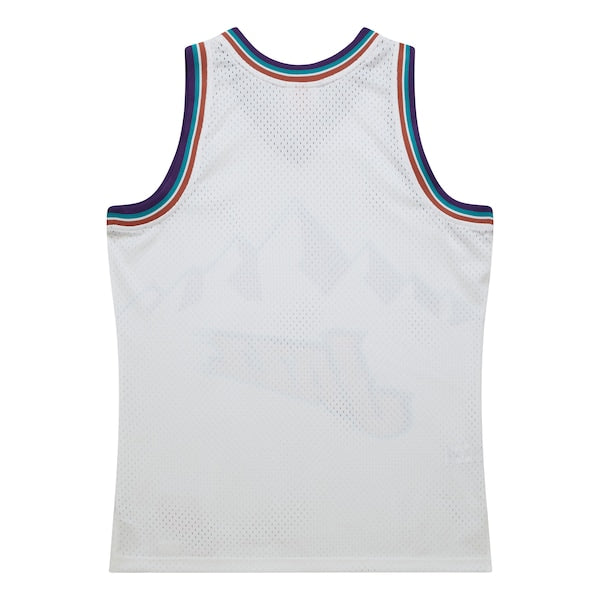 Utah Jazz 1996-97 Hardwood Classics Swingman Jersey - White - Image 3