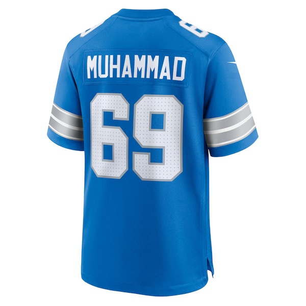 Al-Quadin Muhammad Detroit Lions Nike Team Game Jersey - Blue - Image 3