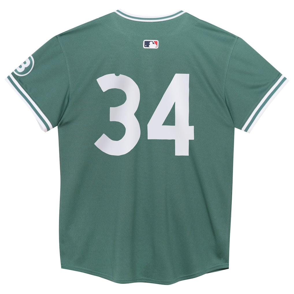 David Ortiz Boston Red Sox Nike Preschool 2025 City Connect Limited Retired Player Jersey - Green - Image 3