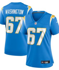 Savion Washington Los Angeles Chargers Nike Women's Team Game Jersey -  Powder Blue