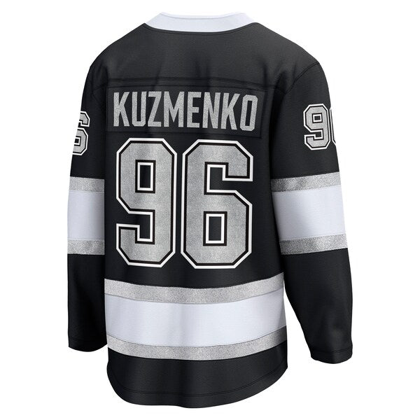 Andrei Kuzmenko Los Angeles Kings Home Breakaway Jersey - Black - Image 3