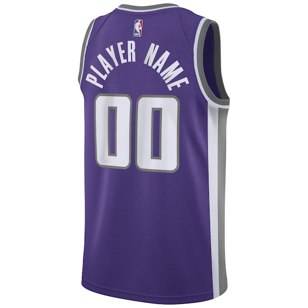 Sacramento Kings Nike Swingman Custom Jersey Purple - Icon Edition - Image 3
