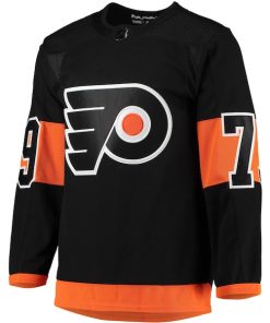Alternative view of Carter Hart Philadelphia Flyers adidas Alternate Primegreen Authentic Player Jersey - Black
