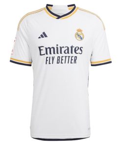 Alternative view of Los Merengues adidas 2023/24 Home Authentic Custom Jersey - White