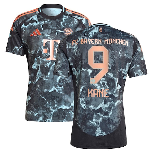 Harry Kane Bayern Munich adidas 2024/25 Away Replica Player Jersey - Black - Image 2