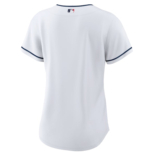 Cleveland Guardians Nike Women's Home Blank Replica Jersey- White - Image 3
