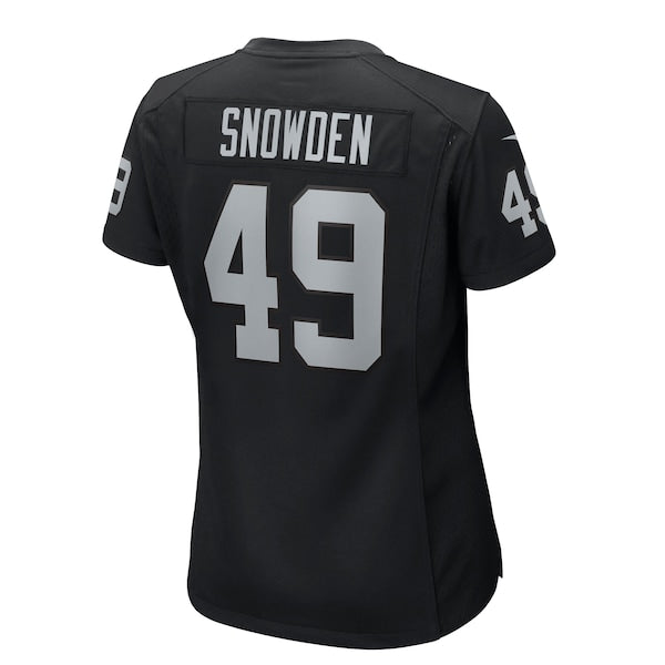 Charles Snowden Las Vegas Raiders Nike Women's Team Game Jersey - Black - Image 3