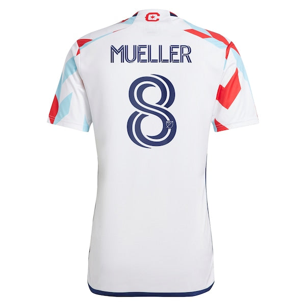 Chris Mueller Chicago Fire adidas 2024 A Kit For All Replica Player Jersey?ยจC White - Image 3