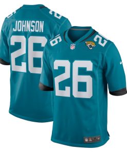 D'Ernest Johnson Jacksonville Jaguars Nike Women's Game Jersey - Teal