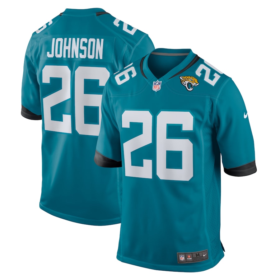D'Ernest Johnson Jacksonville Jaguars Nike Women's Game Jersey - Teal