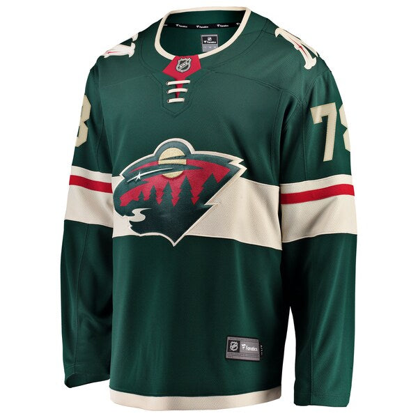 Nico Sturm Minnesota Wild Home Breakaway Jersey - Green - Image 2