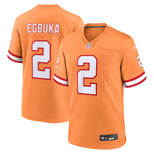 Emeka Egbuka Tampa Bay Buccaneers Nike Alternate 2 Game Jersey - Creamsicle