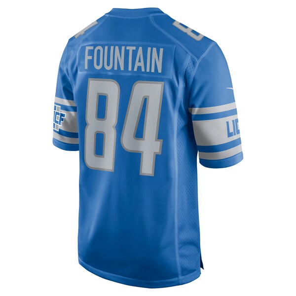 Daurice Fountain Detroit Lions Nike Team Game Jersey - Blue - Image 3