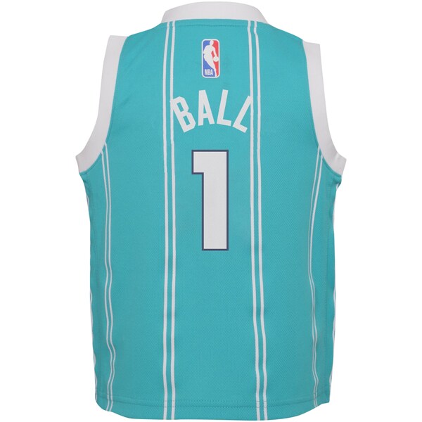 LaMelo Ball Charlotte Hornets Jordan Brand Preschool Swingman Player Jersey - Icon Edition - Teal - Image 3