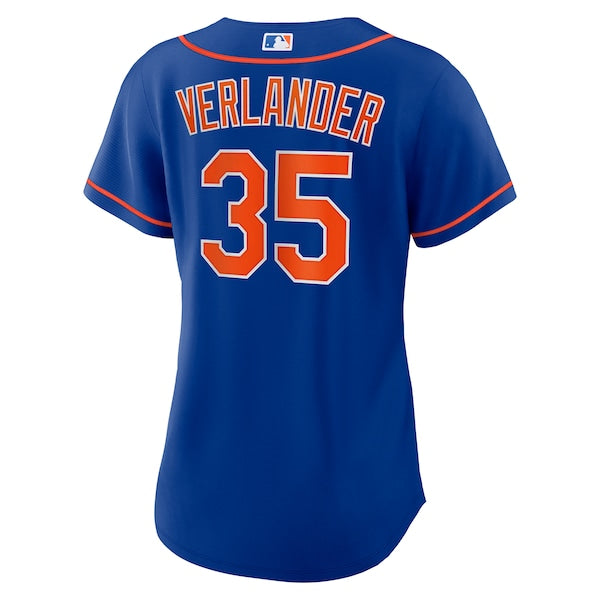 Justin Verlander New York Mets Nike Women's Alternate Replica Player Jersey - Royal - Image 3