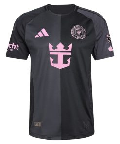 Alternative view of Inter Miami CF adidas 2025 The Fortitude Kit Authentic Custom Jersey - Black