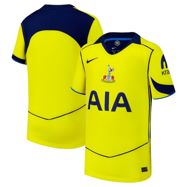 Tottenham Hotspur Nike Youth 2025/26 Third Replica Jersey - Yellow/White - Image 2