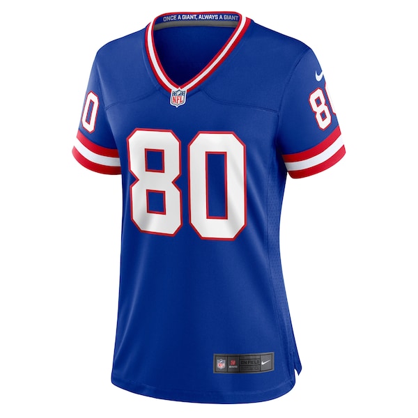 Jeremy Shockey New York Giants Nike Women's Classic Retired Player Game Jersey - Royal - Image 2