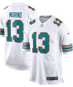 Dan Marino Miami Dolphins Nike Retired Player Jersey - White/Aqua