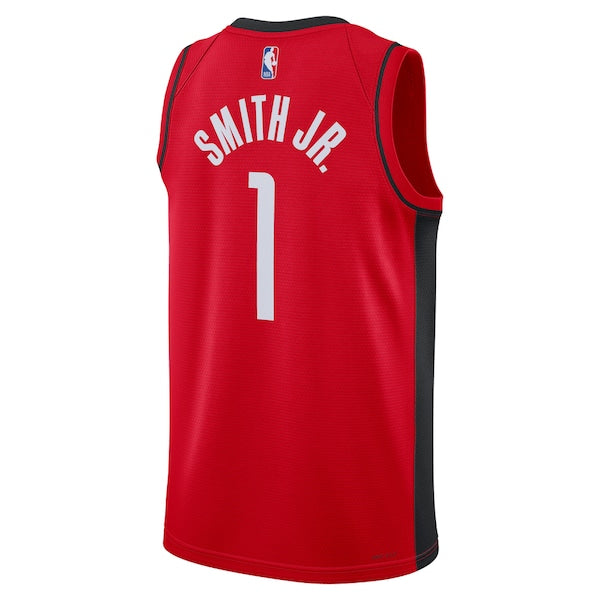 Jabari Smith Jr. Houston Rockets Nike Unisex 2022 NBA Draft First Round Pick Swingman Jersey - Icon Edition - Red - Image 3