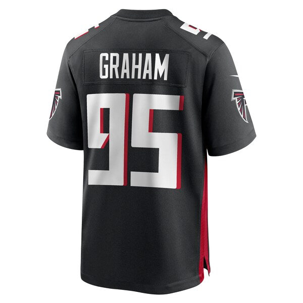 Ta'Quon Graham Atlanta Falcons Nike Game Jersey - Black - Image 3
