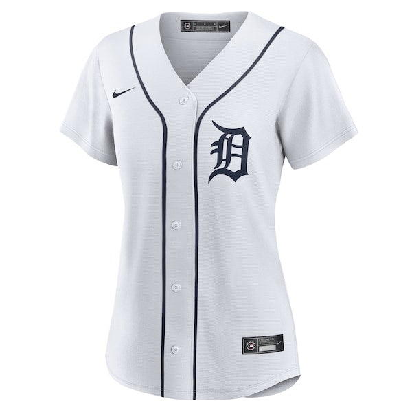 Detroit Tigers Nike Women's #1 Bride Home Replica Jersey - White - Image 2