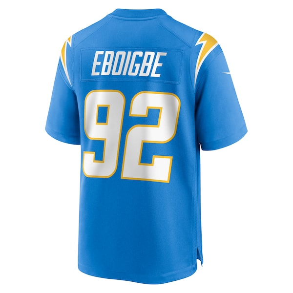 Justin Eboigbe Los Angeles Chargers Nike Team Game Jersey - Powder Blue - Image 4