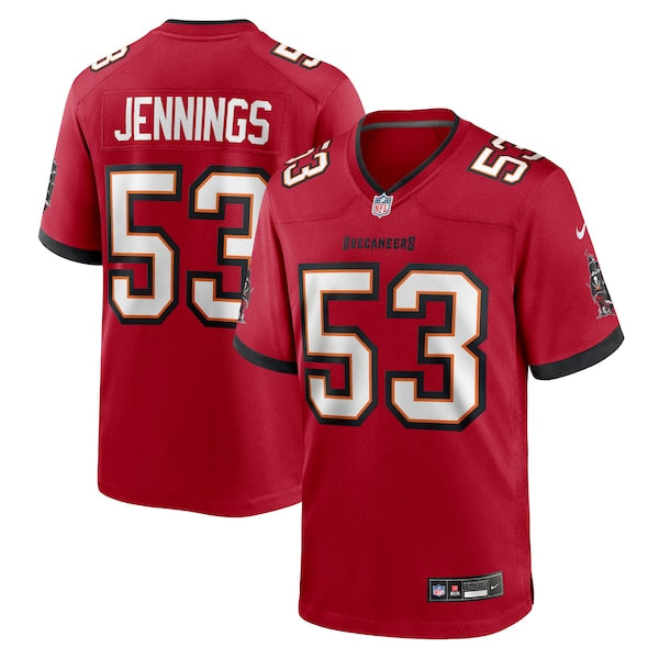 Deion Jennings Tampa Bay Buccaneers Nike Team Game Jersey - Red