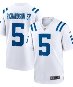 Alternative view of Anthony Richardson Sr. Indianapolis Colts Nike Game Jersey - White/Royal/Blue