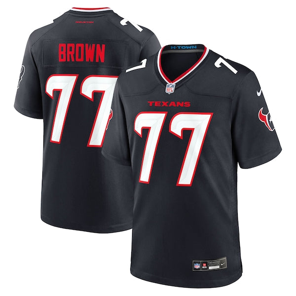 Trenton Brown Houston Texans Nike Team Game Jersey - Navy