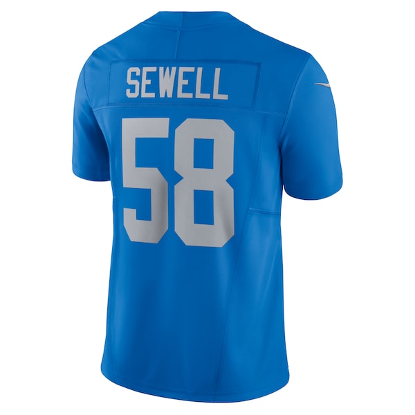 Penei Sewell Detroit Lions Nike Vapor F.U.S.E. Alternate Limited Jersey - Blue - Image 4