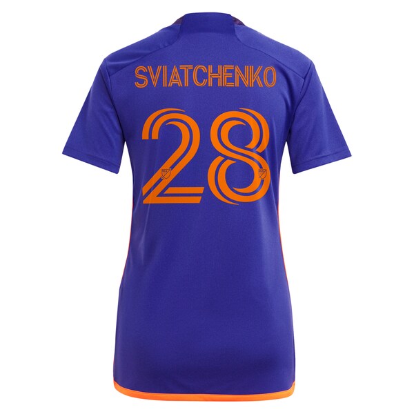 Erik Sviatchenko Houston Dynamo FC adidas Women's 2024 Still Holdin' Replica Player Jersey?ยจC Purple - Image 3