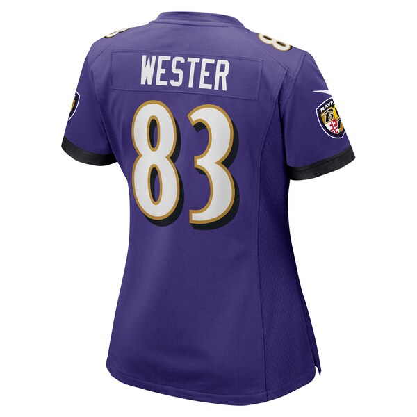 LaJohntay Wester Baltimore Ravens Nike Women's Team Game Jersey - Purple - Image 3