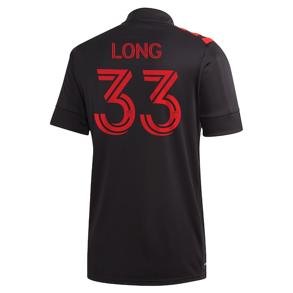 Aaron Long New York Red Bulls adidas 2020 Dark Mode Replica Jersey - Black - Image 3