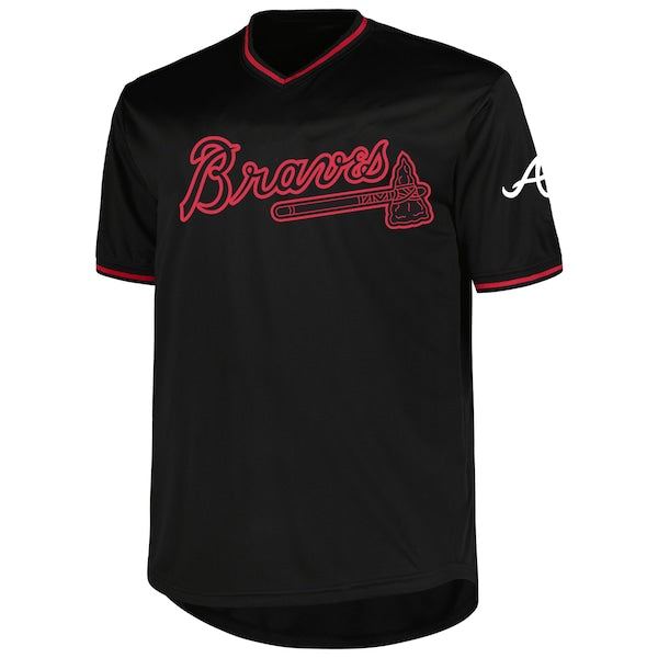 Ronald Acu?a Jr. Atlanta Braves Profile Big & Tall Pop Fashion Player Jersey - Black - Image 2