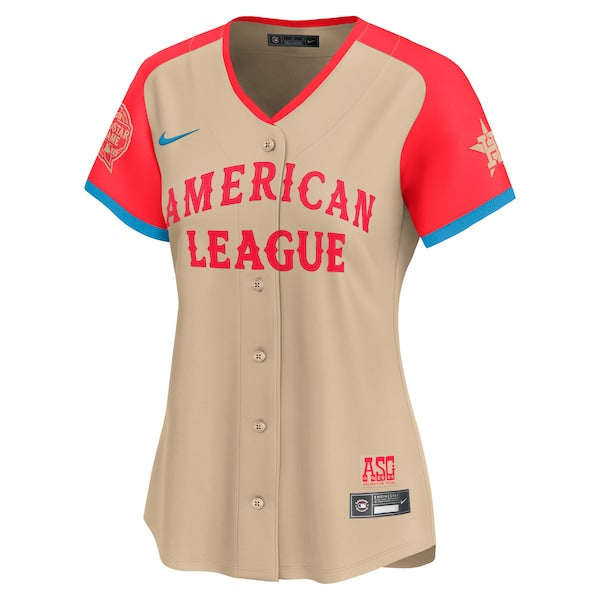 Jose Altuve American League Nike Women's 2024 MLB All-Star Game Limited Player Jersey - Cream - Image 2