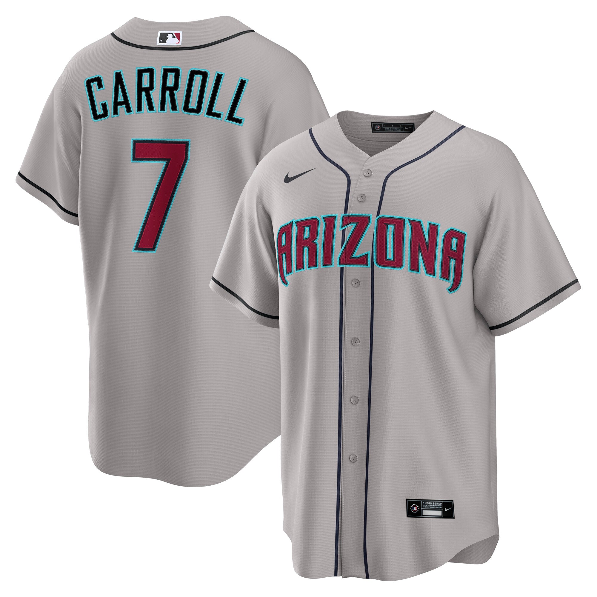 Corbin Carroll Arizona Diamondbacks Nike Home Replica Jersey - Cream/Gray - Image 6