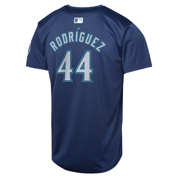 Julio Rodr¨ªguez Seattle Mariners Nike Youth Road Limited Player Jersey - Navy/Aqua/White - Image 4