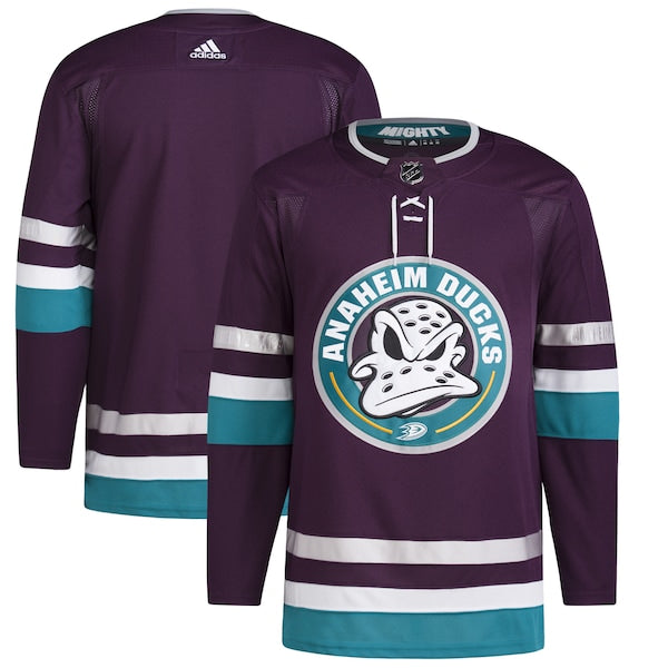Anaheim Ducks adidas 30th Anniversary Primegreen Authentic Jersey?ยจC Purple