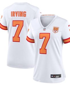 Bucky Irving '76 Tampa Bay Buccaneers Nike Women's 50th Season Game Jersey - White/Red/Creamsicle