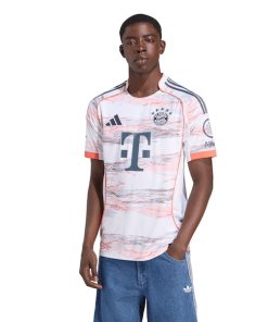 Bayern Munich adidas 2025/26 Away Replica Jersey - White/Red