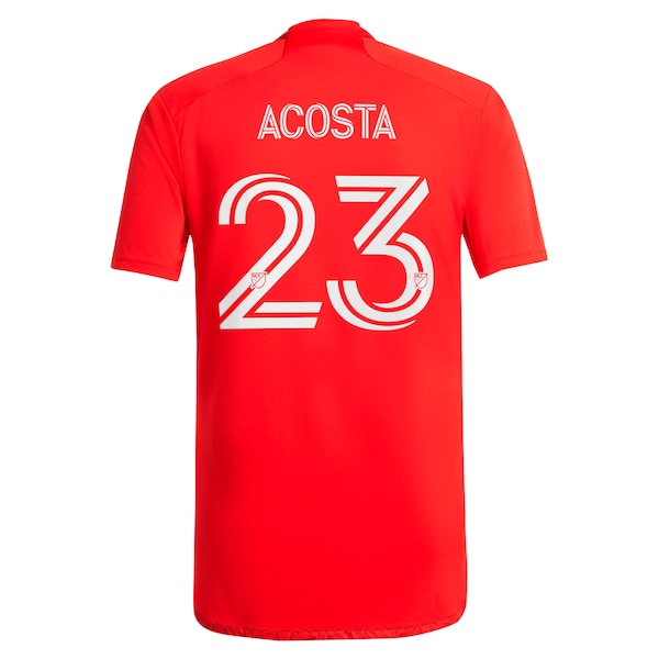 Kellyn Acosta Chicago Fire adidas 2024 Return To Red Replica Player Jersey - Red - Image 3