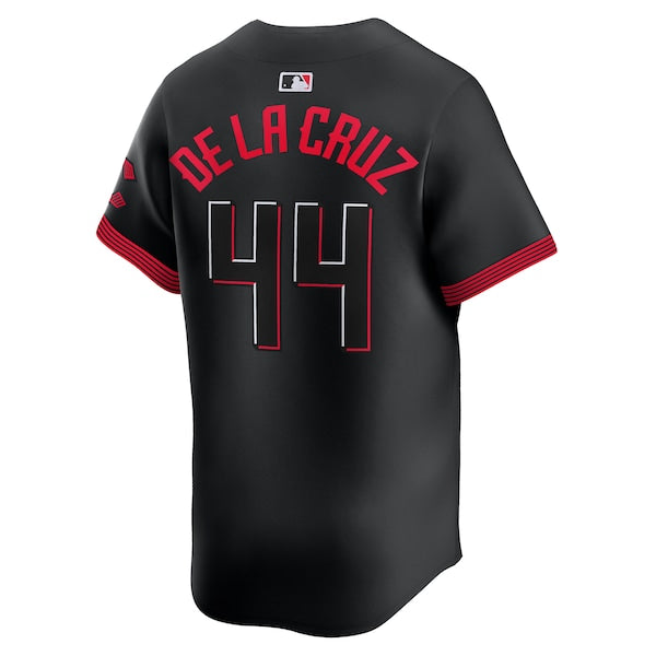Elly De La Cruz Cincinnati Reds Nike City Connect Limited Jersey - Black - Image 3