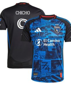 Cristian Arango San Jose Earthquakes adidas 2025 Headliner Authentic Player Jersey - Black