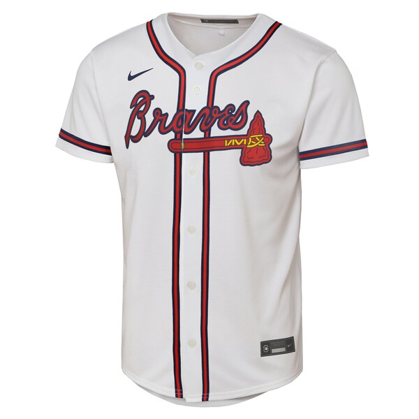 Austin Riley Atlanta Braves Nike Youth Home Replica Player Jersey - White - Image 2