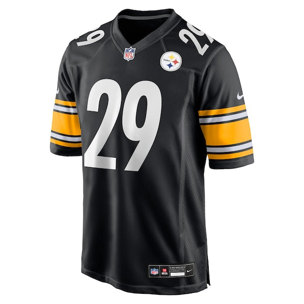 Kyle Dugger Pittsburgh Steelers Nike Team Game Jersey - Black - Image 3