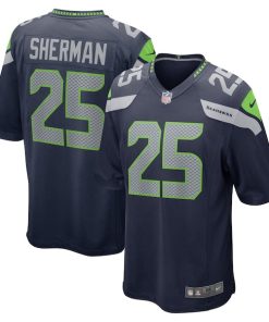 Richard Sherman Seattle Seahawks Nike Retired Game Jersey - College Navy
