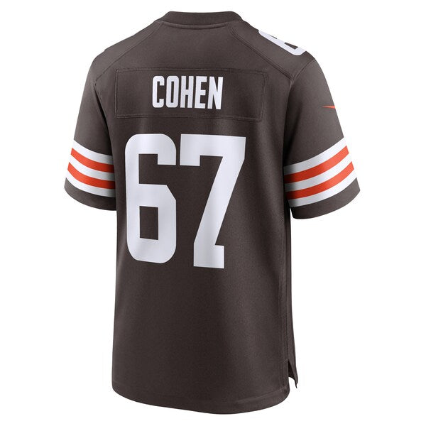 Javion Cohen Cleveland Browns Nike Team Game Jersey - Brown - Image 3